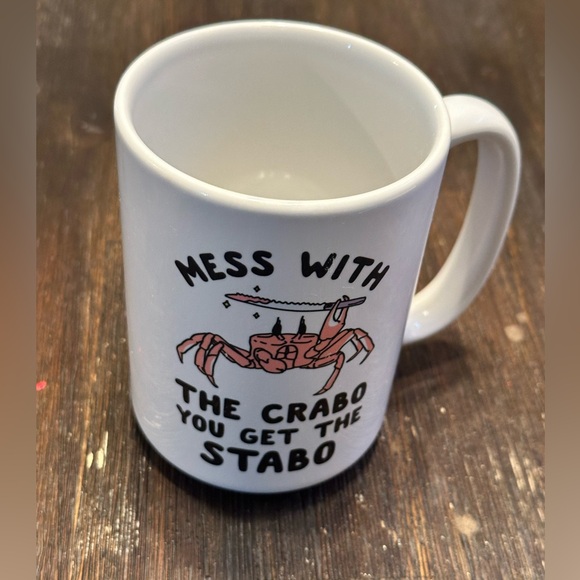 EUC funny Look Human coffee mug. Very sturdy - Picture 1 of 3